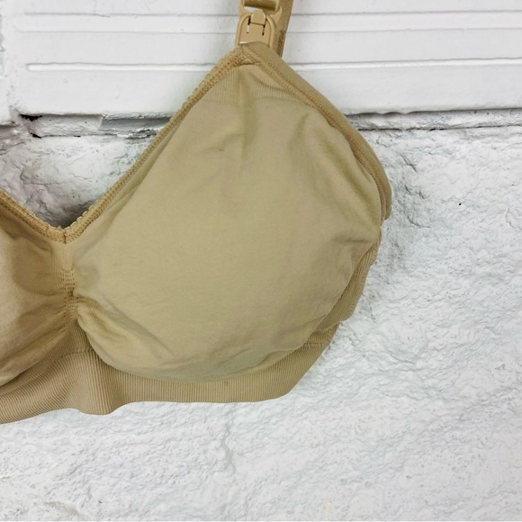ISABEL MATERNITY nude stretch padded, nursing bra size medium - Picture 7 of 16